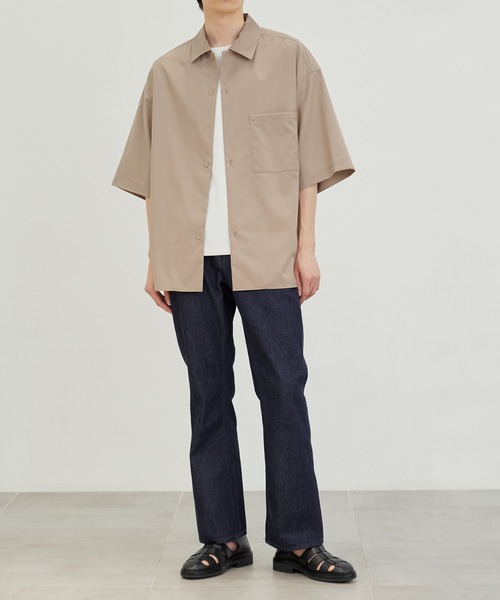 PUBLIC TOKYO(パブリックトウキョウ)の「PUBLIC DENIM フレアイージー(デニムパンツ・メンズ・ライトブルー/インディゴブルー/ブラック・1/2/3)」の5枚目の写真