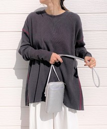 Q | ヘンリーネックサーマルロンT(Tシャツ/カットソー)