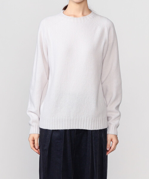 Morris & Sons（モリスアンドサンズ）の「MORRIS & SONS | ジーロンラム クルーネックセーター WOMEN（ニット/セーター・レディース・ライトグレー/ブラック/ベージュ/ネイビー/ブラウン/レッド/ピンク/オレンジ/ブルー/グリーン/オートミール/グレイッシュベージュ/ライトブルー/ピンク系その他/パープル/イエロー・0/00）」の22枚目の写真