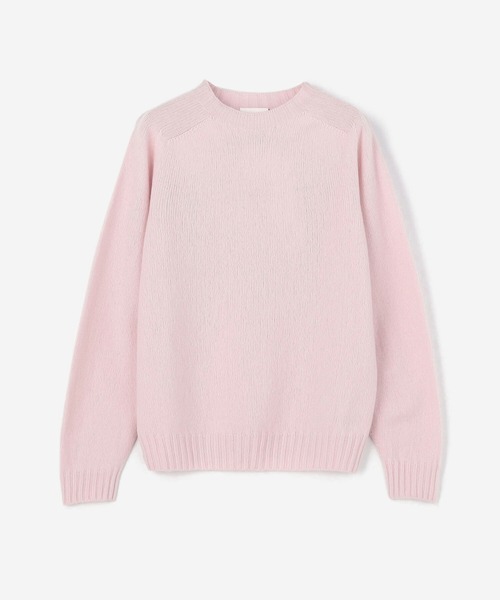 Morris & Sons（モリスアンドサンズ）の「MORRIS & SONS | ジーロンラム クルーネックセーター WOMEN（ニット/セーター・レディース・ライトグレー/ブラック/ベージュ/ネイビー/ブラウン/レッド/ピンク/オレンジ/ブルー/グリーン/オートミール/グレイッシュベージュ/ライトブルー/ピンク系その他/パープル/イエロー・0/00）」の14枚目の写真