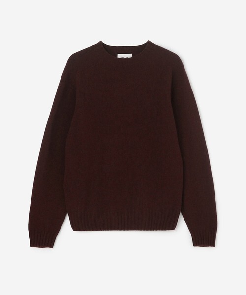 Morris & Sons（モリスアンドサンズ）の「MORRIS & SONS | ジーロンラム クルーネックセーター WOMEN（ニット/セーター・レディース・ライトグレー/ブラック/ベージュ/ネイビー/ブラウン/レッド/ピンク/オレンジ/ブルー/グリーン/オートミール/グレイッシュベージュ/ライトブルー/ピンク系その他/パープル/イエロー・0/00）」の3枚目の写真