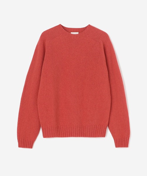 Morris & Sons（モリスアンドサンズ）の「MORRIS & SONS | ジーロンラム クルーネックセーター WOMEN（ニット/セーター・レディース・ライトグレー/ブラック/ベージュ/ネイビー/ブラウン/レッド/ピンク/オレンジ/ブルー/グリーン/オートミール/グレイッシュベージュ/ライトブルー/ピンク系その他/パープル/イエロー・0/00）」の13枚目の写真