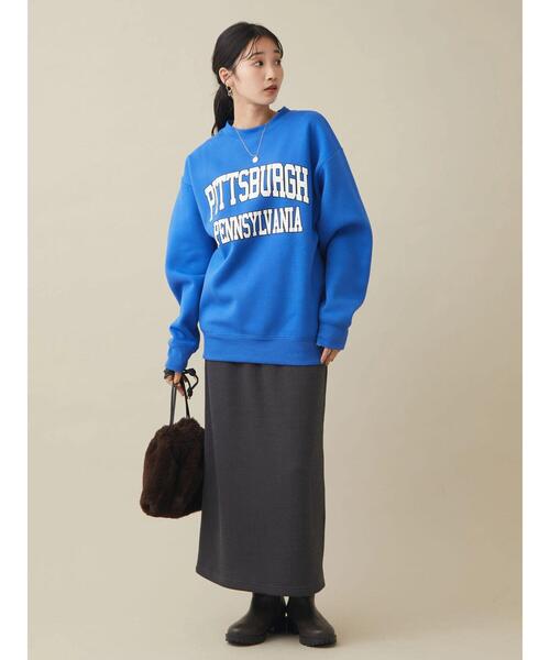 CRAFT STANDARD BOUTIQUE(クラフトスタンダードブティック)の「リブロングスカート *◆(スカート・レディース・ベージュ/グリーン/ブラック/チャコールグレー・M/L)」の11枚目の写真