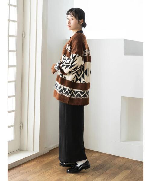 CRAFT STANDARD BOUTIQUE(クラフトスタンダードブティック)の「リブロングスカート *◆(スカート・レディース・ベージュ/グリーン/ブラック/チャコールグレー・M/L)」の18枚目の写真