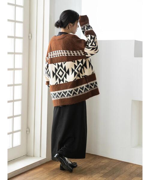 CRAFT STANDARD BOUTIQUE(クラフトスタンダードブティック)の「リブロングスカート *◆(スカート・レディース・ベージュ/グリーン/ブラック/チャコールグレー・M/L)」の19枚目の写真