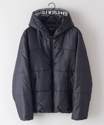 【BLUE STANDARD/ブルースタンダード】ロゴテープ使い 中綿ジャケット エコダウン 防風 撥水