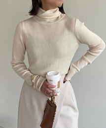 CAPRICIEUX LE'MAGE | ハイネックリブプルオーバー(ニット/セーター)