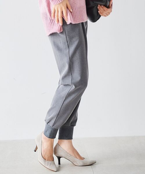 le.coeur blanc（ルクールブラン）の「イージージョガーパンツ（その他パンツ・レディース・ブラック/グレー/キャメル・36/38）」の13枚目の写真