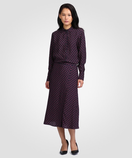 TOMMY HILFIGER（トミーヒルフィガー）の「ビスコースフレアミディスカート（スカート・レディース・マルチ・32inch/34inch/36inch）」の5枚目の写真