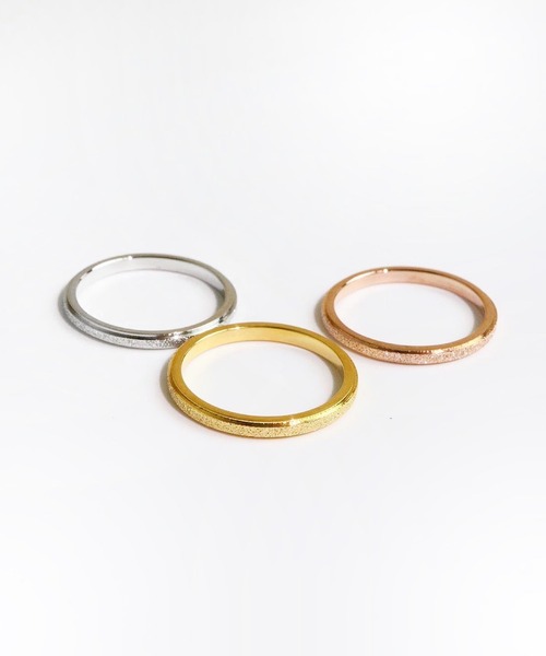 blackdia ocean（ブラックダイヤオーシャン）の「blackdia ocean サンドデザインリング（リング・レディース・シルバー/ゴールド/ピンクゴールド・7号/9号/11号/13号/4号/15号/18号）」の4枚目の写真