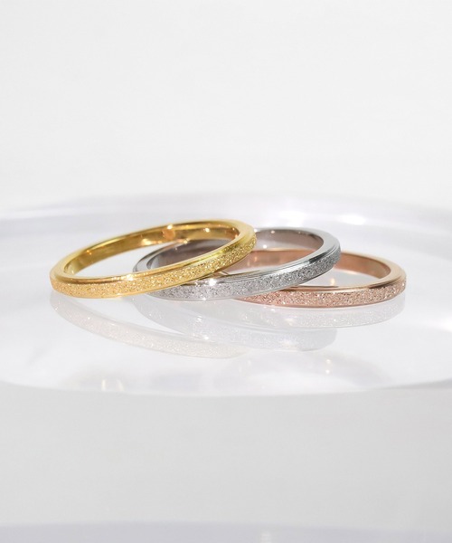 blackdia ocean（ブラックダイヤオーシャン）の「blackdia ocean サンドデザインリング（リング・レディース・シルバー/ゴールド/ピンクゴールド・7号/9号/11号/13号/4号/15号/18号）」の10枚目の写真