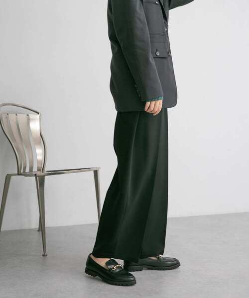 KBF（ケイビーエフ）の「フォールドアップパンツ（その他パンツ・レディース・ブラック/グリーン/アイボリー・36/38）」の5枚目の写真