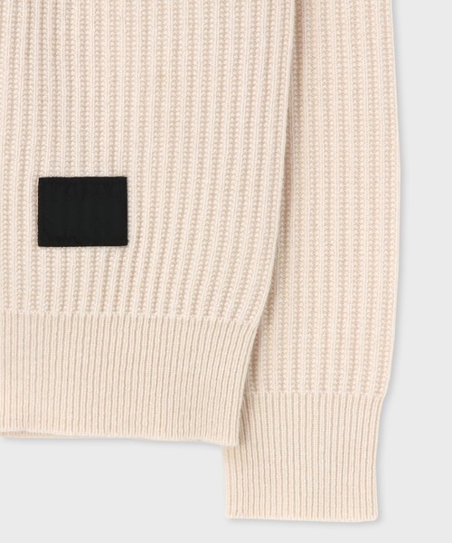 Paul Smith(ポールスミス)の「フィッシャーマンズリブ ハイネックニット / 223402 754X(ニット/セーター・メンズ・ホワイト/ダークグリーン/ブラック・LARGE/MEDIUM/X-LARGE)」の10枚目の写真