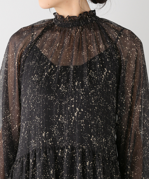 Noble（ノーブル）の「ランダムドットプリントティアード