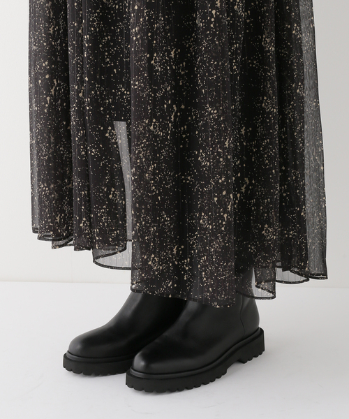 【新品未使用】Noble ノーブル　レオパードプリントティアードマキシワンピース Noble レオパードプリントティアードマキシワンピース ノーブル