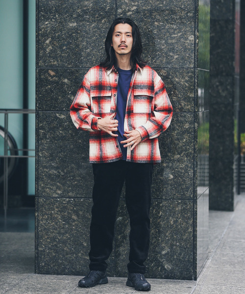 URBAN RESEARCH Sonny Label(アーバンリサーチサニーレーベル)の「オンブレチェックシャツ(シャツ/ブラウス・メンズ・レッド系その他/ブルー系その他/ブラウン系その他・LARGE/MEDIUM)」の17枚目の写真