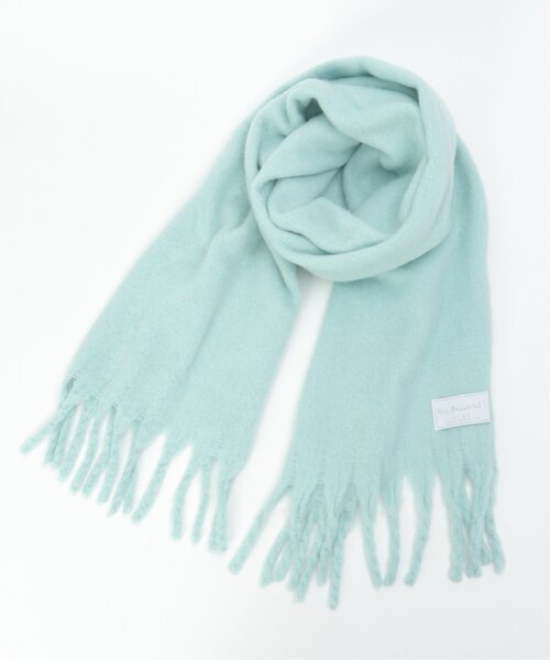 LBC(エルビーシー)の「バルキーフリンジストール(ストール/ショール・レディース・ピンク系/ブルー系/オフホワイト/グレー/ブルー・FREE)」の4枚目の写真