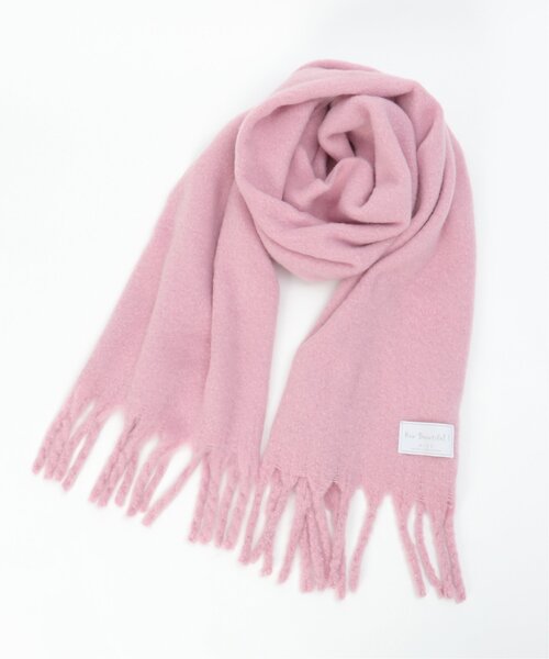 LBC(エルビーシー)の「バルキーフリンジストール(ストール/ショール・レディース・ピンク系/ブルー系/オフホワイト/グレー/ブルー・FREE)」の5枚目の写真