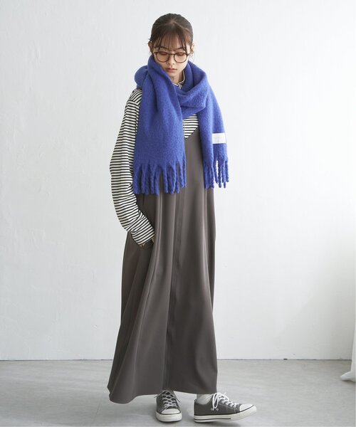 LBC(エルビーシー)の「バルキーフリンジストール(ストール/ショール・レディース・ピンク系/ブルー系/オフホワイト/グレー/ブルー・FREE)」の15枚目の写真