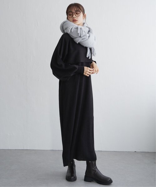 LBC(エルビーシー)の「バルキーフリンジストール(ストール/ショール・レディース・ピンク系/ブルー系/オフホワイト/グレー/ブルー・FREE)」の21枚目の写真