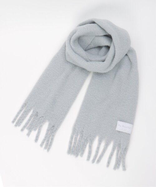 LBC(エルビーシー)の「バルキーフリンジストール(ストール/ショール・レディース・ピンク系/ブルー系/オフホワイト/グレー/ブルー・FREE)」の22枚目の写真