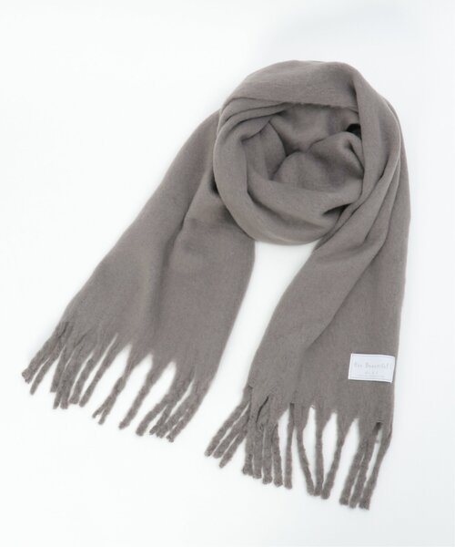 LBC(エルビーシー)の「バルキーフリンジストール(ストール/ショール・レディース・ピンク系/ブルー系/オフホワイト/グレー/ブルー・FREE)」の12枚目の写真