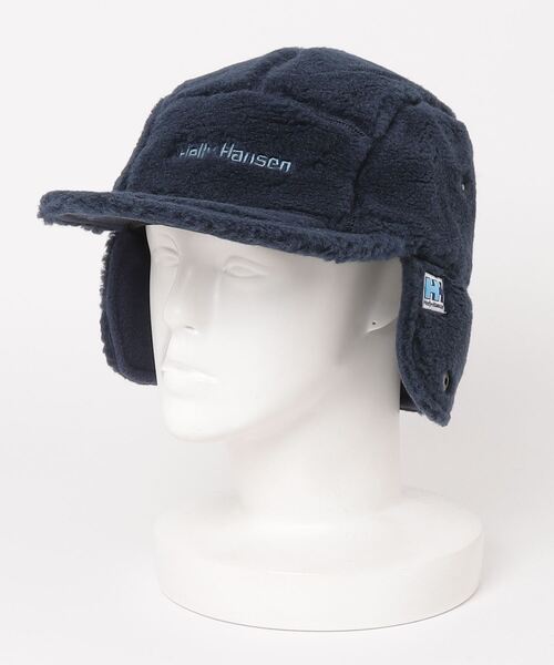 HELLY HANSEN（ヘリーハンセン）の「HELLY HANSEN/ヘリーハンセン キャップ FIBERPILE Jet Cap HC92270（キャップ・メンズ・ネイビー/アイボリー・M）」の5枚目の写真