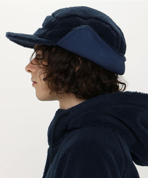 HELLY HANSEN（ヘリーハンセン）の「HELLY HANSEN/ヘリーハンセン キャップ FIBERPILE Jet Cap HC92270（キャップ・メンズ・ネイビー/アイボリー・M）」の7枚目の写真