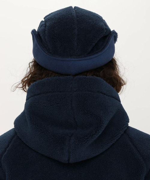 HELLY HANSEN（ヘリーハンセン）の「HELLY HANSEN/ヘリーハンセン キャップ FIBERPILE Jet Cap HC92270（キャップ・メンズ・ネイビー/アイボリー・M）」の8枚目の写真