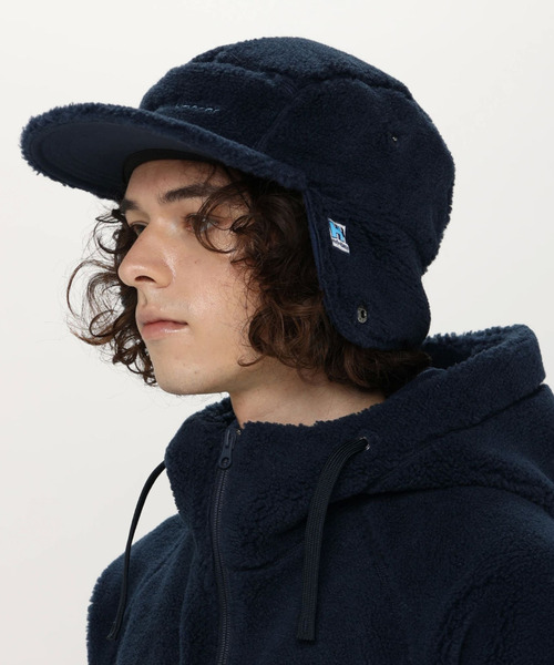 HELLY HANSEN（ヘリーハンセン）の「HELLY HANSEN/ヘリーハンセン キャップ FIBERPILE Jet Cap HC92270（キャップ・メンズ・ネイビー/アイボリー・M）」の9枚目の写真