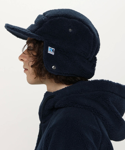 HELLY HANSEN（ヘリーハンセン）の「HELLY HANSEN/ヘリーハンセン キャップ FIBERPILE Jet Cap HC92270（キャップ・メンズ・ネイビー/アイボリー・M）」の10枚目の写真