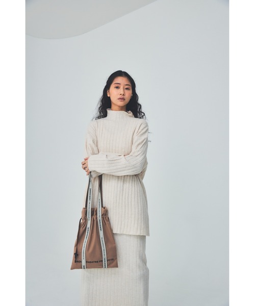 THEATRE PRODUCTS(シアタープロダクツ)の「JQテープシューズバッグ(トートバッグ・レディース・アイボリー/ブラック/ベージュ・FREE)」の10枚目の写真