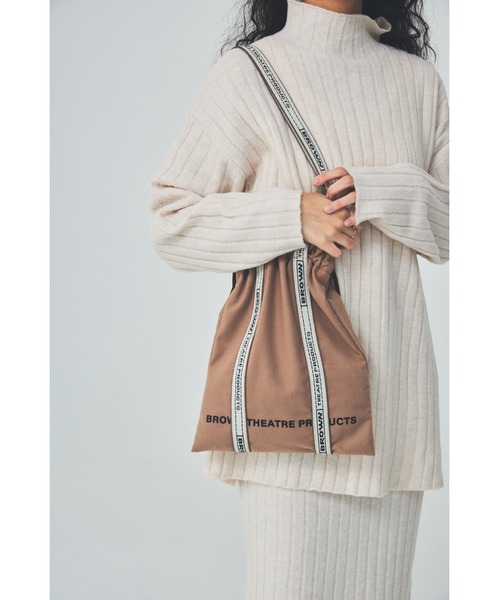 THEATRE PRODUCTS(シアタープロダクツ)の「JQテープシューズバッグ(トートバッグ・レディース・アイボリー/ブラック/ベージュ・FREE)」の14枚目の写真