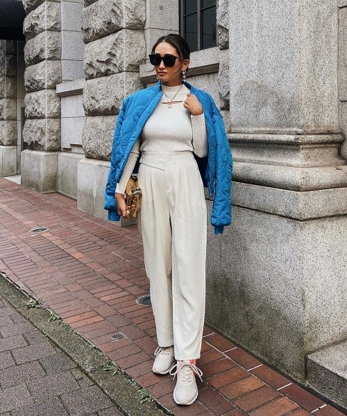 esutoreja（エストレジャ）の「サイドボタンドスラックス（スラックス・レディース・ブラック/ブラウン/ホワイト・S/M）」の10枚目の写真