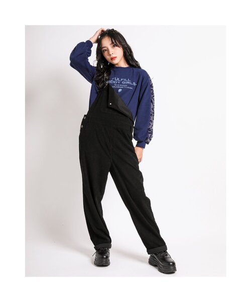 ファーファー スウェット セットアップ ネイビー FURFUR ロゴ刺繍
