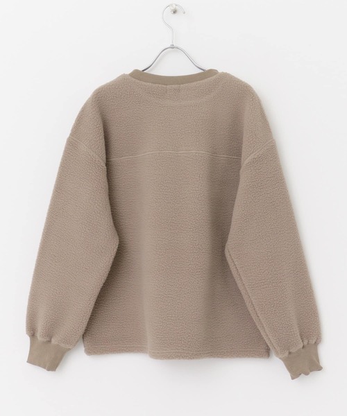 URBAN RESEARCH DOORS(アーバンリサーチドアーズ)の「ボアクルーネックプルオーバー(Tシャツ/カットソー・レディース・アイボリー/ブラック/モカ・MEDIUM)」の13枚目の写真