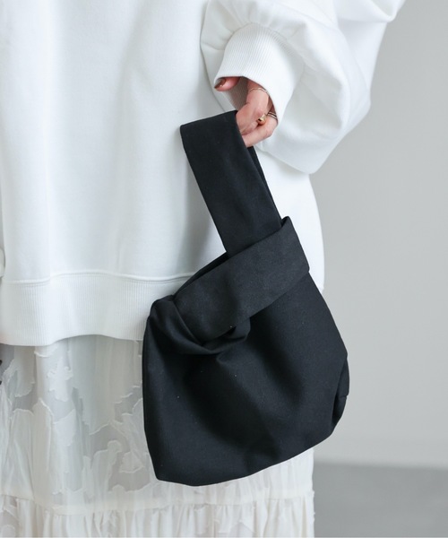 ap retro(アプレトロ)の「マルシェミニバッグ(トートバッグ・レディース・ホワイト/ブラック・FREE)」の5枚目の写真