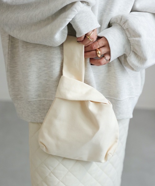 ap retro(アプレトロ)の「マルシェミニバッグ(トートバッグ・レディース・ホワイト/ブラック・FREE)」の3枚目の写真