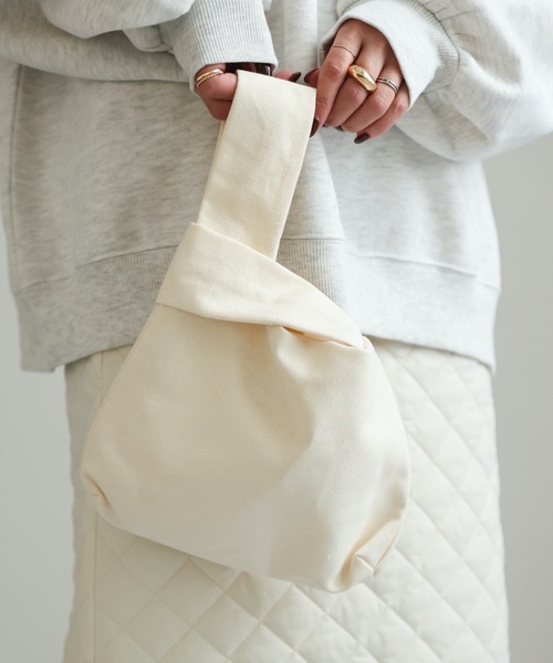 ap retro(アプレトロ)の「マルシェミニバッグ(トートバッグ・レディース・ホワイト/ブラック・FREE)」の16枚目の写真