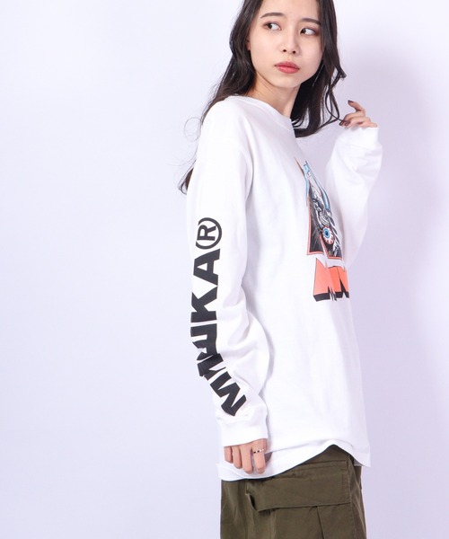 MISHKA（ミシカ）の「MISHKA ロングスリーブTシャツ（Tシャツ/カットソー・メンズ・ホワイト/ブラック/ホワイト系その他/ピンク/グレー系その他・M/L/XL）」の10枚目の写真