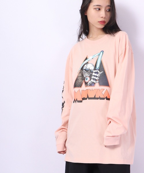 MISHKA（ミシカ）の「MISHKA ロングスリーブTシャツ（Tシャツ/カットソー・メンズ・ホワイト/ブラック/ホワイト系その他/ピンク/グレー系その他・M/L/XL）」の13枚目の写真