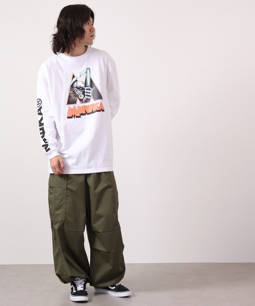 MISHKA（ミシカ）の「MISHKA ロングスリーブTシャツ（Tシャツ/カットソー・メンズ・ホワイト/ブラック/ホワイト系その他/ピンク/グレー系その他・M/L/XL）」の22枚目の写真
