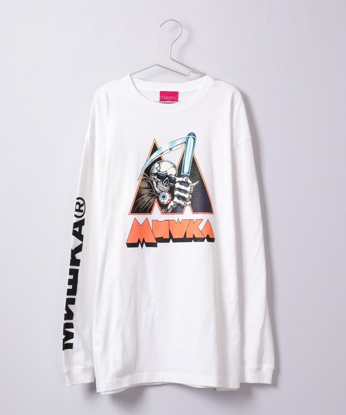 MISHKA（ミシカ）の「MISHKA ロングスリーブTシャツ（Tシャツ/カットソー・メンズ・ホワイト/ブラック/ホワイト系その他/ピンク/グレー系その他・M/L/XL）」の15枚目の写真