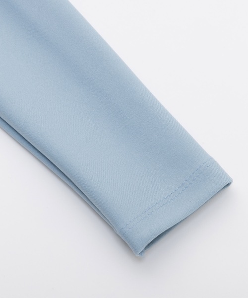 SEA（シー）の「ショート ラッシュガード（水着・レディース・ネイビー/ブラック/ライトブルー・ONE SIZE）」の13枚目の写真