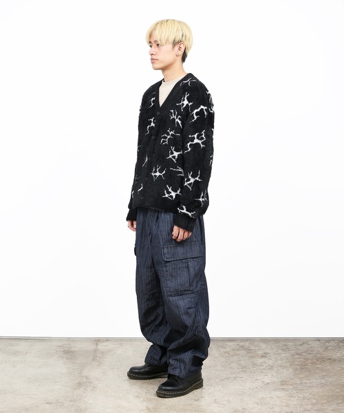 HUF(ハフ)の「CRACKED CARDIGAN / HUF カーディガン ニット(カーディガン/ボレロ・メンズ・ブラック・SMALL/MEDIUM/LARGE/X-LARGE/XX-LARGE)」の17枚目の写真