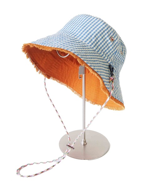 Casselini(キャセリーニ)の「Casselini(キャセリーニ)リバーシブルバケットハット(ハット・レディース・オフホワイト/ブラック/ブラウン/アイボリー・FREE)」の22枚目の写真