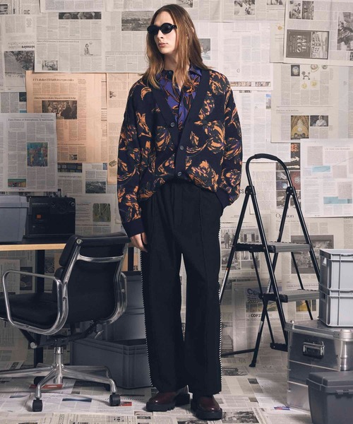 MAISON SPECIAL（メゾンスペシャル）の「《ユニセックスアイテム》アブストラクトプライムオーバーシャツ【MAISON SPECIAL/メゾンスペシャル】（シャツ/ブラウス・メンズ・ブラウン/ブルー・0/1/2）」の17枚目の写真