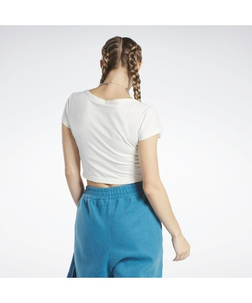 Reebok(リーボック)の「クラッシック ジャージー トップス / CL WDE JERSEY TOP(Tシャツ/カットソー・レディース・ブルー/オフホワイト/ブラック・J/L/J/M/J/S/J/O)」の10枚目の写真