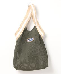 SUNBOW メッシュトートバッグ ワンポイントブランドロゴ