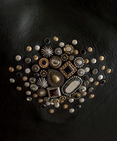 CAMPOMAGGI（カンポマッジ）の「【CAMPO MAGGI（カンポマッジ）】 別注スタッズミディアムトートバッグ（トートバッグ・レディース・ブラック・FREE）」の6枚目の写真